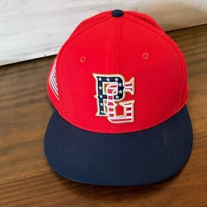 Red and Blue PG Logo Cap